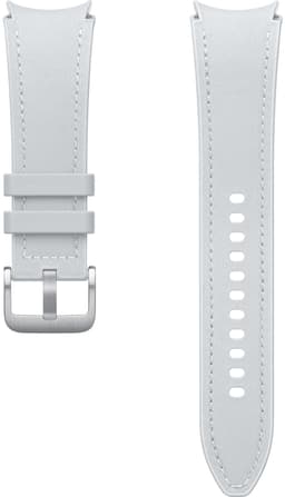 Samsung Galaxy Watch6 Hybrid Leather reim M/L (sølv)