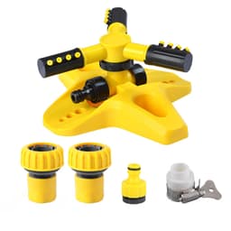 Plen sprinkler hage sprinkler justerbar 360-graders rotasjon bred dekning
