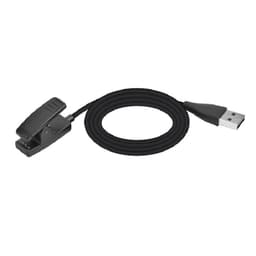 Älykellon laturit Garmin Forerunner 235/735XT/645/Vivomove HR 2 kpl Musta