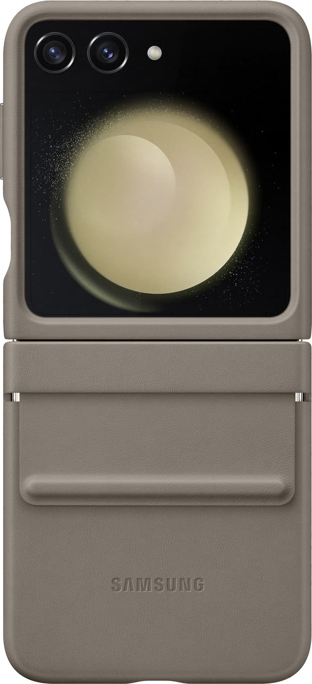 Samsung Galaxy Z Flip 5 Eco læderetui (brun)