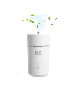 Luftfuktare med USB och LED belysning 360 ml Vit