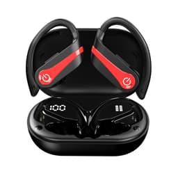 Trådløse øretelefoner Bluetooth 5.3 Hi-Fi lydstøyreduksjon Rød
