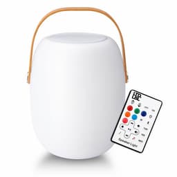 Limited Label ML-100 Bärbar bluetooth-högtalare med fjärrkontroll och bärrem, Vit
