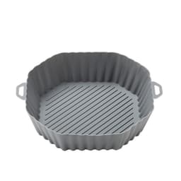 Silikonskål för fritös botten diameter 16 cm Harmaa