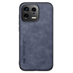 SKALO Xiaomi 13 5G X&E PU-Läder Skal - Blå