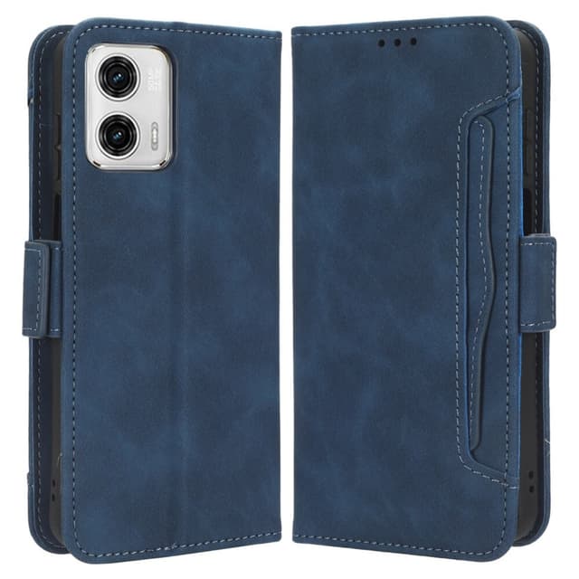 SKALO Motorola Moto G73 5G 6-RUM Pungetaske - Blå