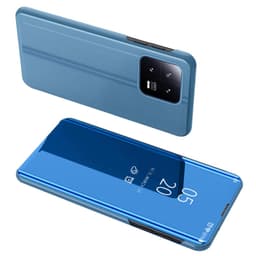 SKALO Xiaomi 13 Pro 5G Clear View Spegel fodral - Blå