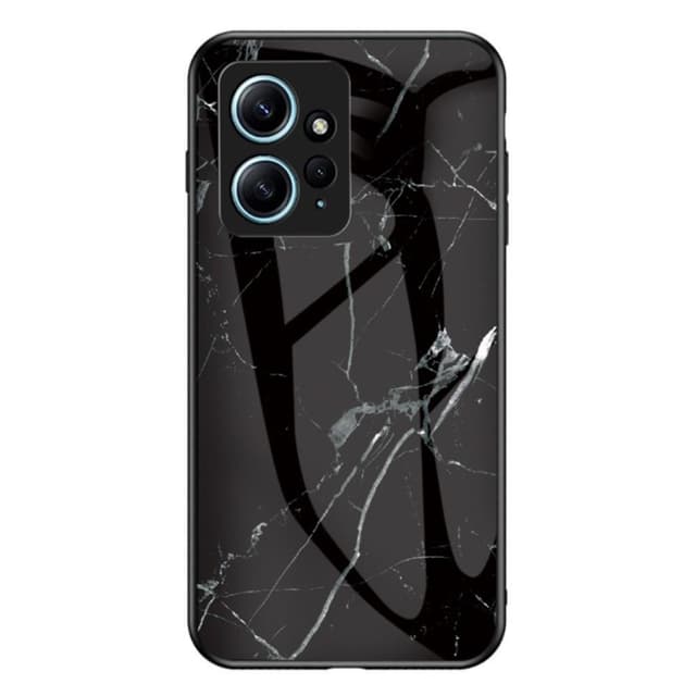 SKALO Xiaomi Redmi Note 12 4G Marmor Härdat Glas TPU-skal - Motiv 4