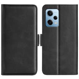 SKALO Xiaomi Redmi Note 12 Pro 5G Premium Plånboksfodral - Svart