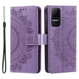 SKALO Xiaomi 13 Lite Mandala Flip Cover - Lilla