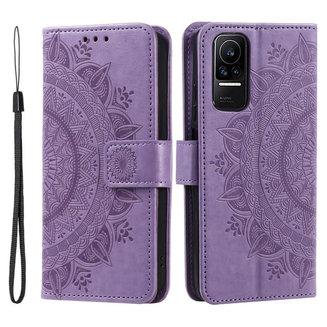 SKALO Xiaomi 13 Lite Mandala Flip Cover - Lilla