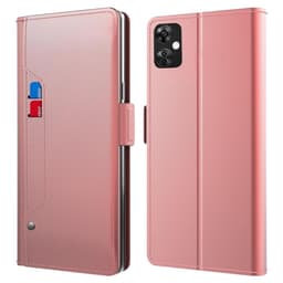 SKALO OnePlus Nord CE 3 Lite 5G Kortinhaltijan peililompakko - Ruusukulta