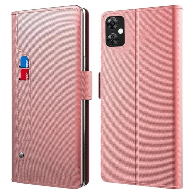 SKALO OnePlus Nord CE 3 Lite 5G Kortinhaltijan peililompakko - Ruusukulta