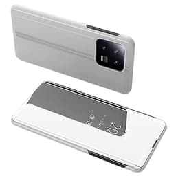SKALO Xiaomi 13 Pro 5G Clear View Spegel fodral - Silver
