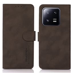 SKALO Xiaomi 13 5G KHAZNEH Plånboksfodral i PU-Läder - Brun