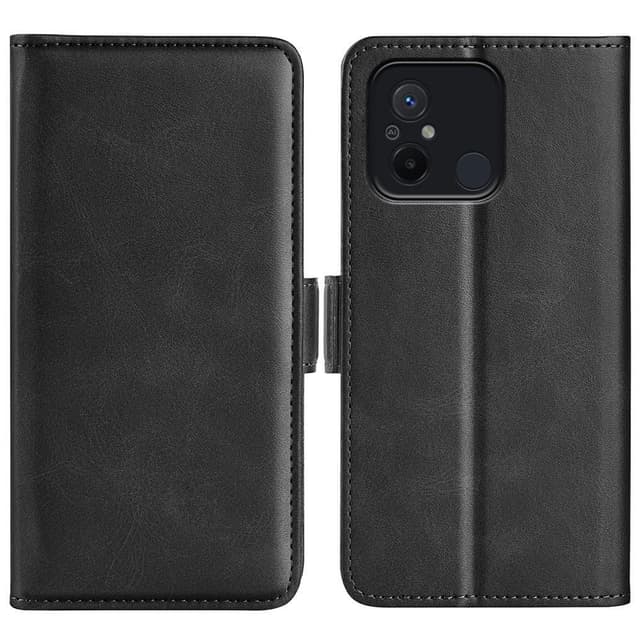 SKALO Xiaomi Redmi 12C 4G Premium Plånboksfodral - Svart