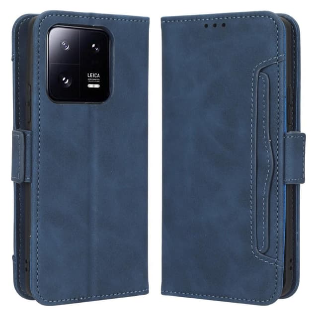 SKALO Xiaomi 13 5G 6-FACK Plånboksfodral - Blå