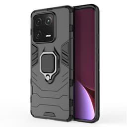 SKALO Xiaomi 13 Pro 5G Armor Hybrid metal ring cover - Sort
