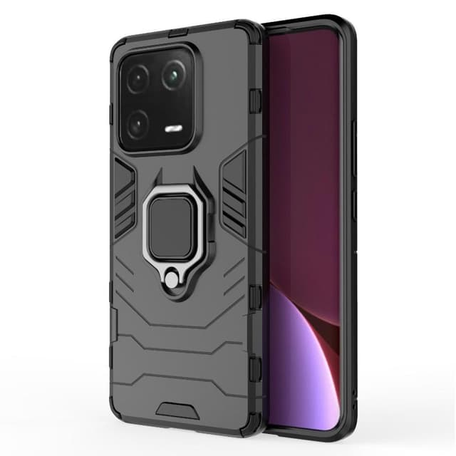 SKALO Xiaomi 13 Pro 5G Armor Hybrid Metallring skal - Svart