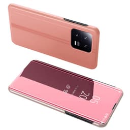 SKALO Xiaomi 13 5G Clear View Mirror Etui - Rosa guld