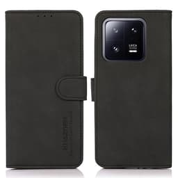 SKALO Xiaomi 13 5G KHAZNEH Pungetui i PU-læder - Sort