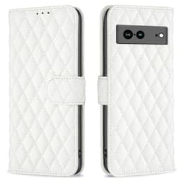 SKALO Google Pixel 7a BINFEN COLOR Quiltet Pung - Hvid