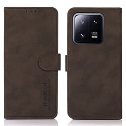SKALO Xiaomi 13 Pro 5G KHAZNEH Plånboksfodral i PU-Läder - Brun