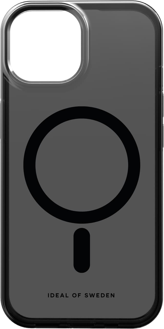 iDeal of Sweden MagSafe Clear deksel til iPhone 16e/15/14/13 (Tint. Blk)