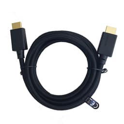 NÖRDIC 1m Ultra High Speed ​​​​HDMI2.1 8K 60Hz 4K 120Hz 48Gbps Dynamic HDR eARC Pelitila VRR Dolby ATMOS Nylon punottu kaapeli kullattu