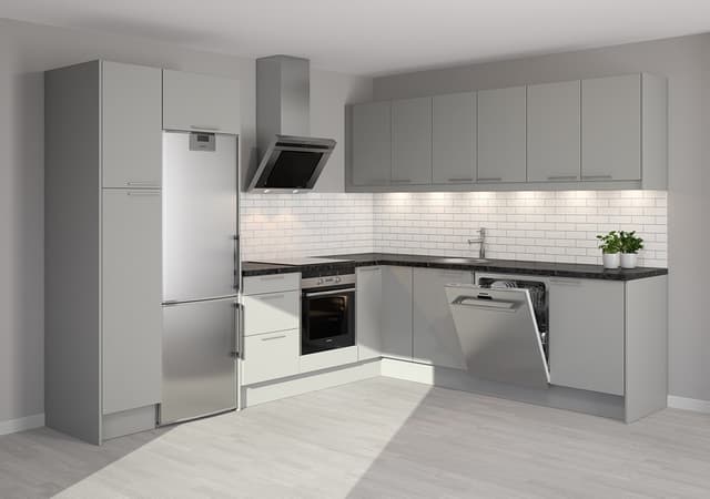 Epoq Dekkside veggskap 99 cm (Trend Light Grey)