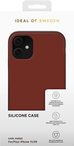 iDeal of Sweden Silicone deksel til iPhone 11/XR (dark amber)
