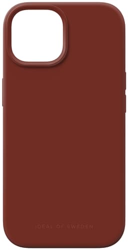 iDeal of Sweden MagSafe Silicone deksel til iPhone 15 (dark amber)