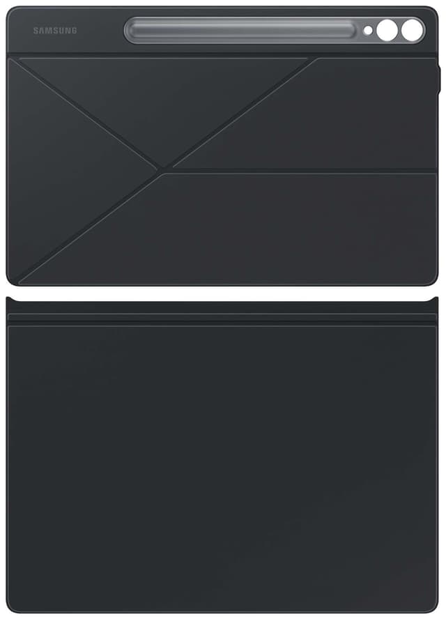 Samsung Tab S9/S9 FE+ Smart Book fodral (svart)