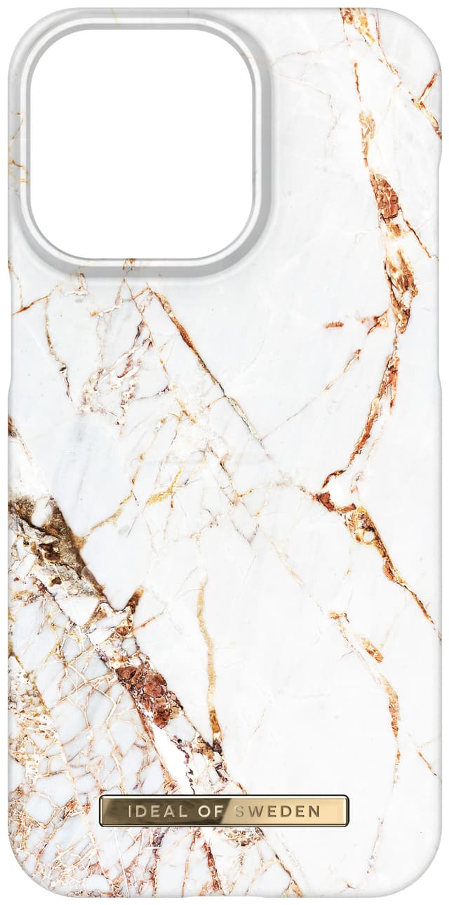 iDeal of Sweden Fashion fodral för iPhone 15PM (Carrara Gold)
