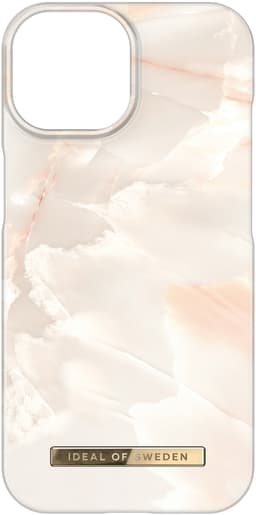 iDeal of Sweden Fashion iPhone 15 suojakuori (Rose Pearl Marble)