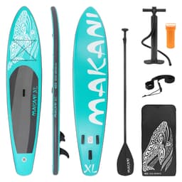 Oppustelig Stand Up Paddle Board Makani XL 380x80x15 cm Turkis PVC