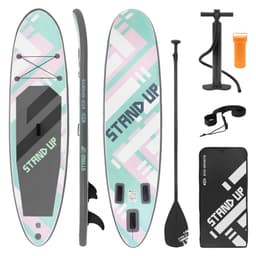 Puhallettava Stand Up Paddle Board 308x78x10 cm Pinkki/Mint PVC