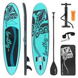 Puhallettava Stand Up Paddle Board Limitless 308x76x10 cm Turkoosi PVC