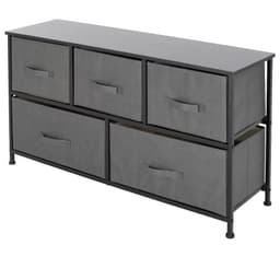 ML-Design kaapin laatikkoon, lipasto kankaiset viisi laatikkoa, 100x30x54,5 cm,