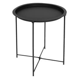 Sidebord 51x47 cm sort metal