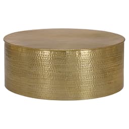 WOMO-DESIGN-sohvapöytä Ø 90x37cm kultaa, ainutlaatuinen, vasertava optiikka,