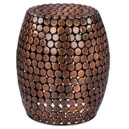 Sivupöytä 41x41x46 cm kuparimetalli WOMO-Design