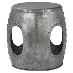 Sidebord Stue bord Sofabord Sofabord Sofabord Sølv Ø 38 cm
