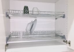 Epoq oppvaskstativ 60 cm 2 hyller (hvit)