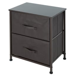 ML-Design kaapin laatikkoon, lipasto kankaiset 2 laatikkoa, 45x30x51 cm, harmaa,