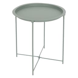 ECD Germany Side Taulukko noin 51x47 cm, vihreä / harmaa, valmistettu metalli,