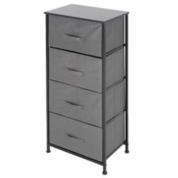 ML-Design skuffeskab, kommode fremstillet af stof med fire skuffer, 45x30x94 cm,