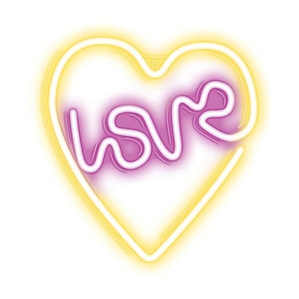 Dekorativ LED-belysning - Love hjärta
