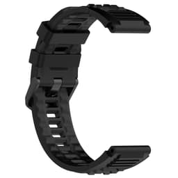 Silikoni kellon rannehihna Huami Amazfit T-Rex Ultralle Musta
