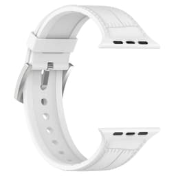 Klokkebånd klokkeremsarmbånd til Apple Watch 42/44/45/49 mm Hvit